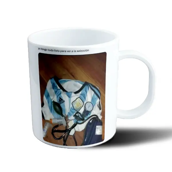 Taza de Plástico Selección Argentina Ya Tengo Todo Listo