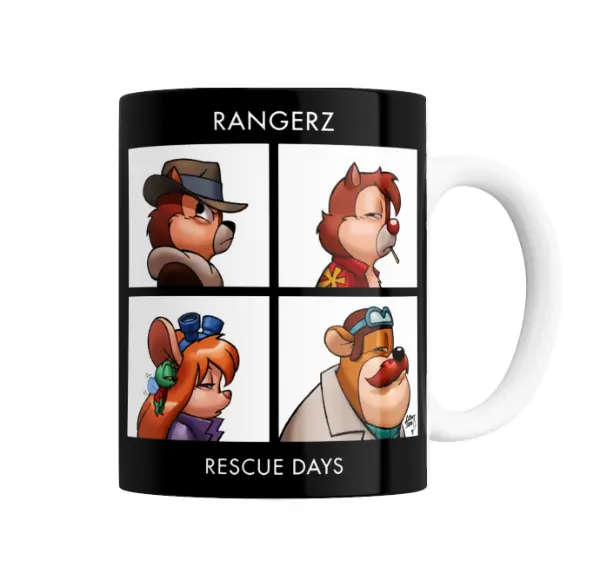 Taza de Cerámica Chip y Dale Rangers Rescue Days