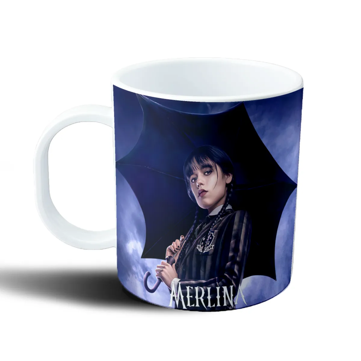 Taza de Plástico Merlina con Paraguas - vista 2