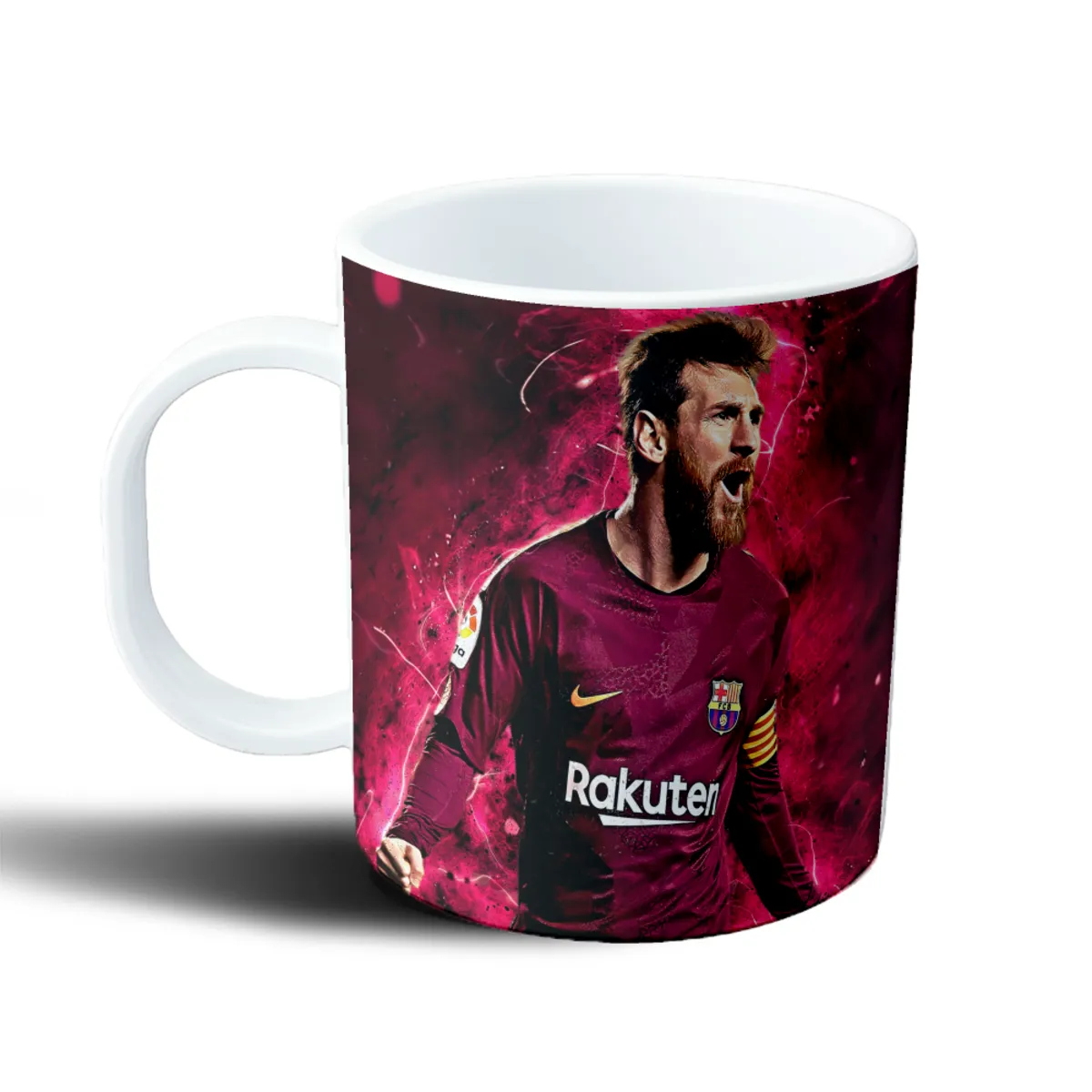 Taza de Plástico Messi Barcelona Campo Rojo - vista 2