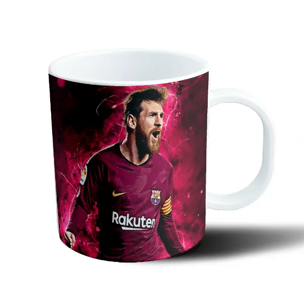 Taza de Plástico Messi Barcelona Campo Rojo
