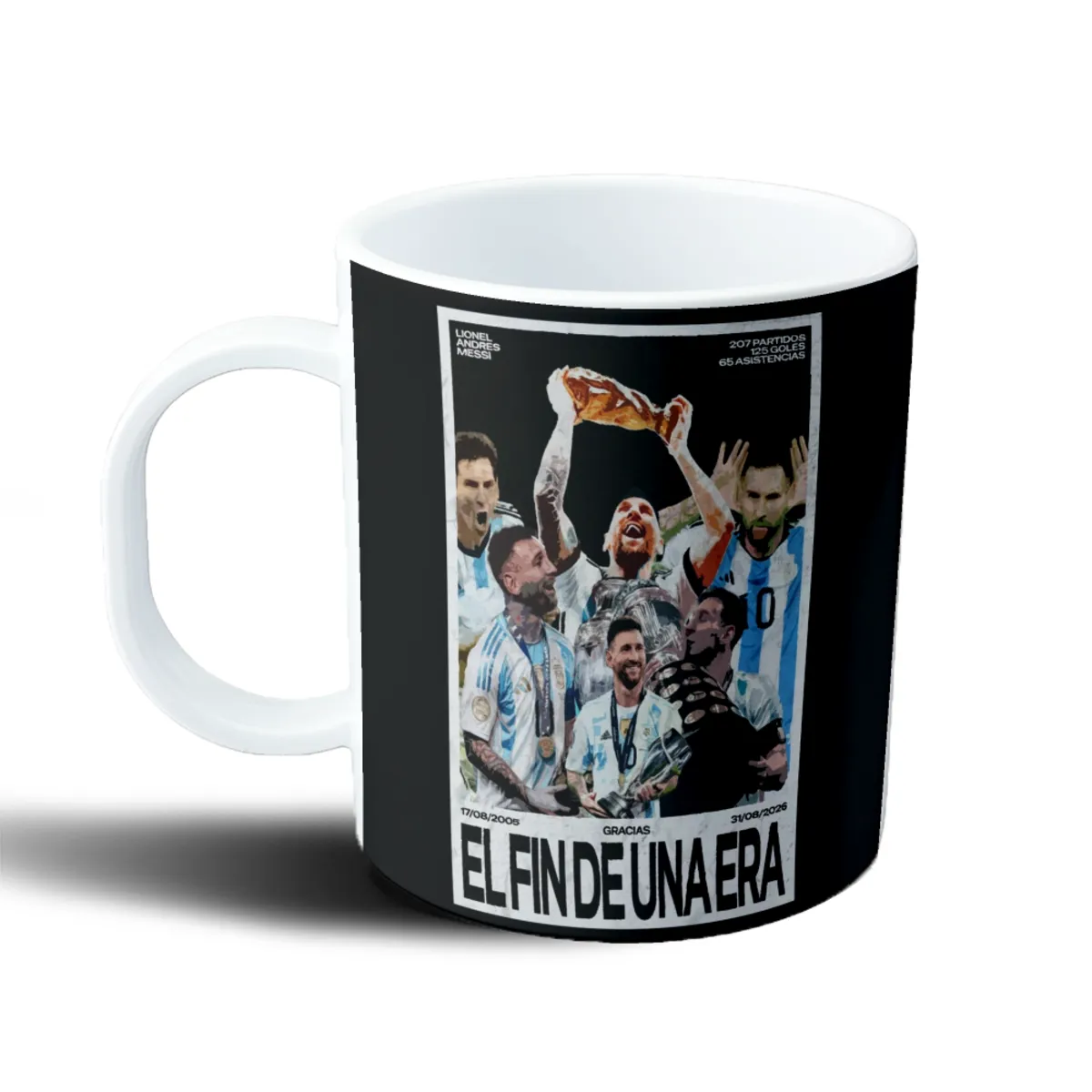 Taza de Plástico Messi El Fin de una Era Gracias - vista 2