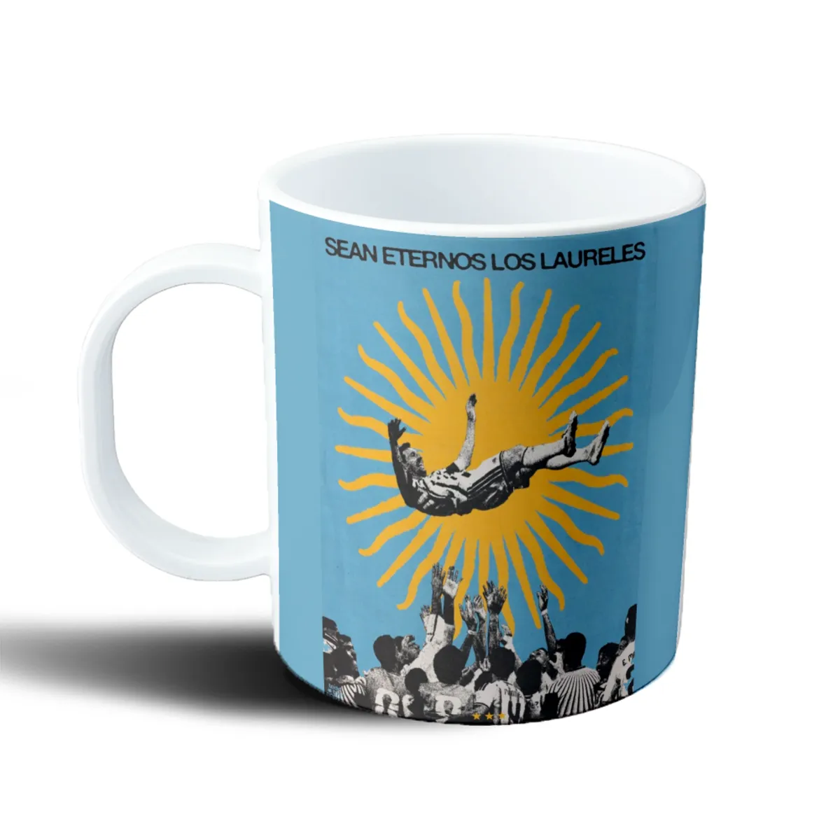 Taza de Plástico Messi Despedida Sean Eternos los Laureles Sol de Mayo Argentina - vista 2