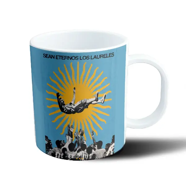 Taza de Plástico Messi Despedida Sean Eternos los Laureles Sol de Mayo Argentina