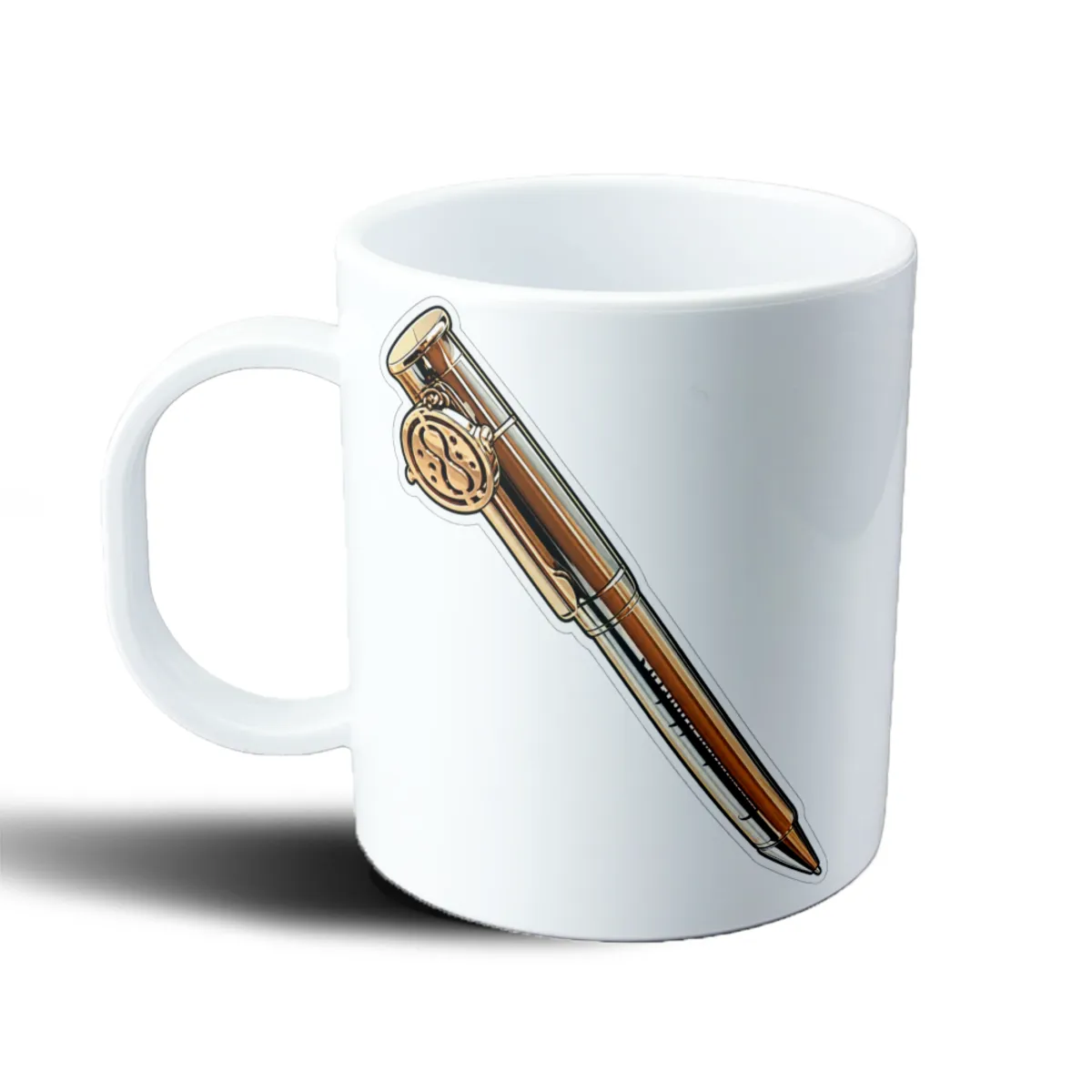 Taza de Plástico Carta de Retiro Pluma Dorada Retiro Messi - vista 2