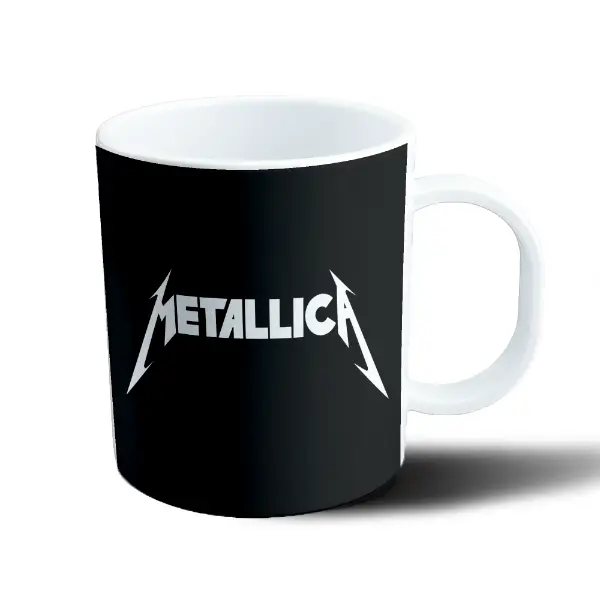 Taza de Plástico Metallica Logo Clásico