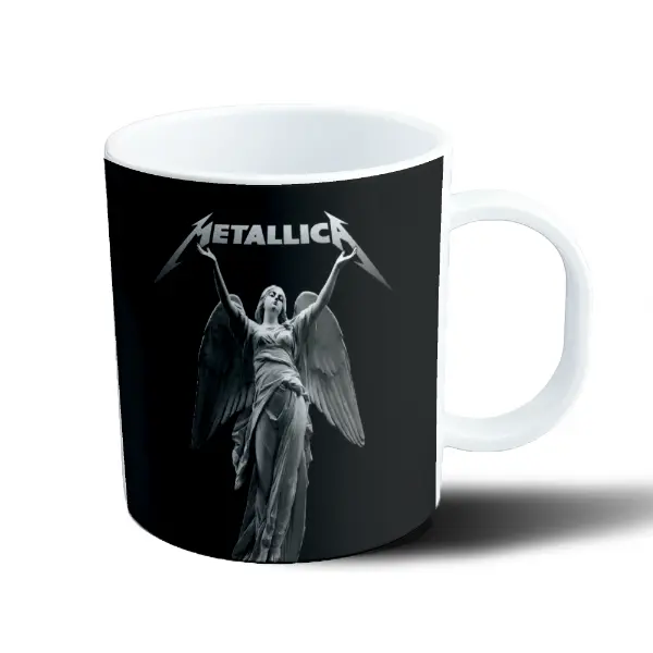 Taza de Plástico Metallica Ángel de Piedra