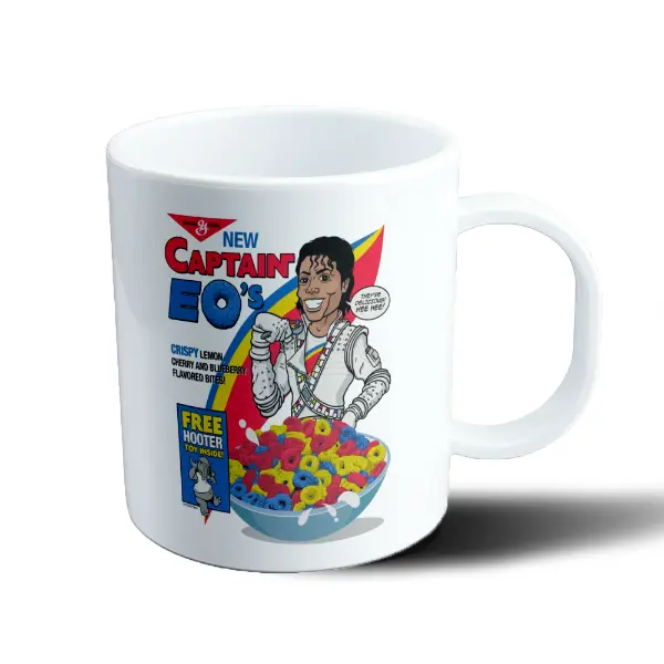 Taza de Plástico Michael Jackson Captain EO's Cereal