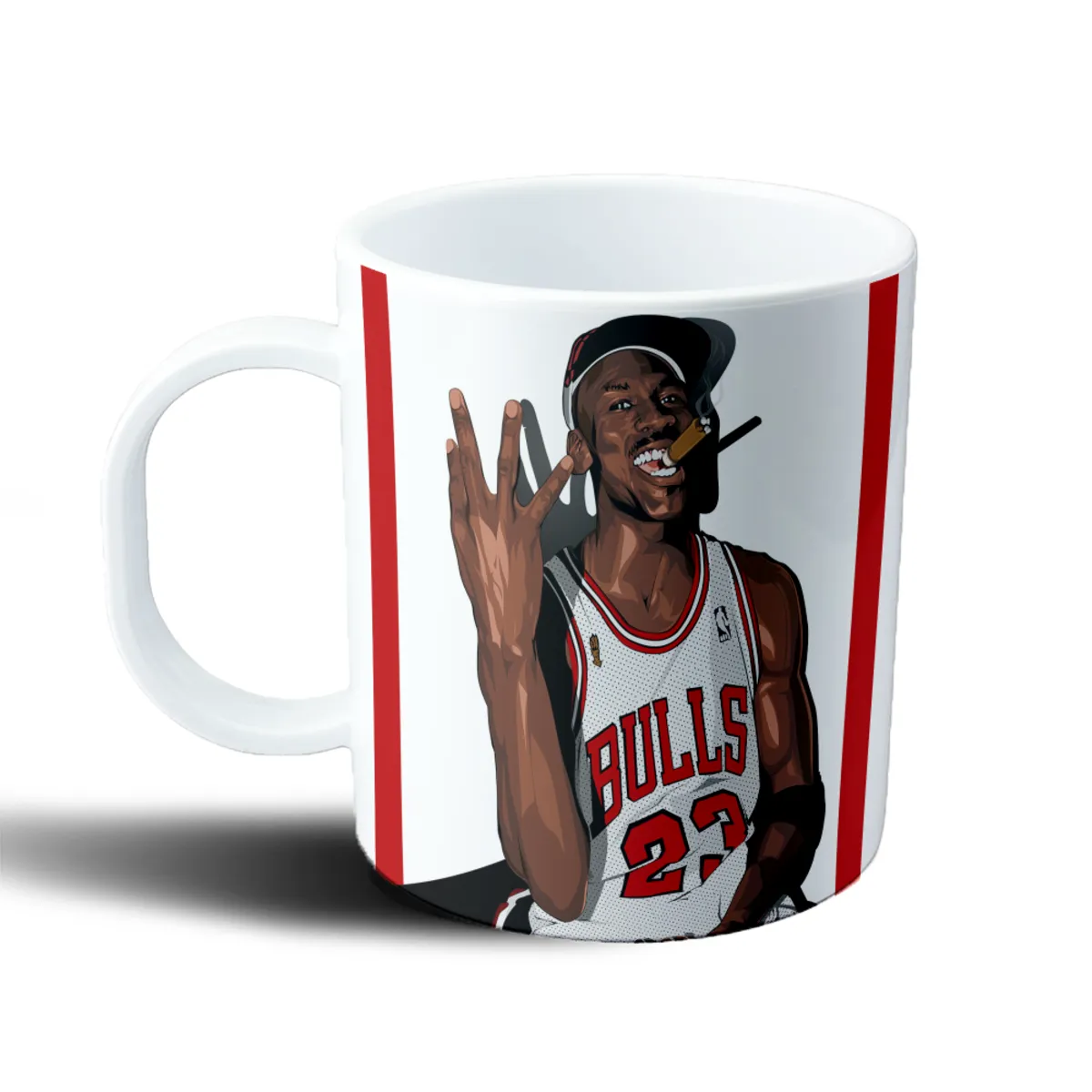 Taza de Plástico Michael Jordan Bulls 23 Humo - vista 2