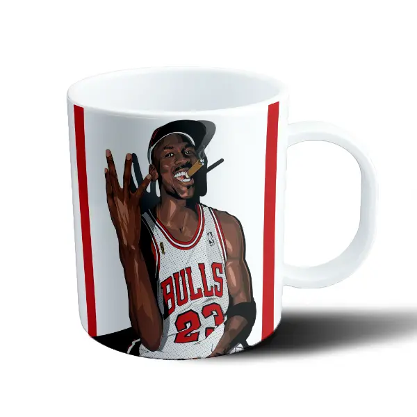 Taza de Plástico Michael Jordan Bulls 23 Humo