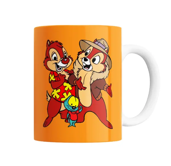 Taza de Cerámica Chip y Dale Rescue Rangers