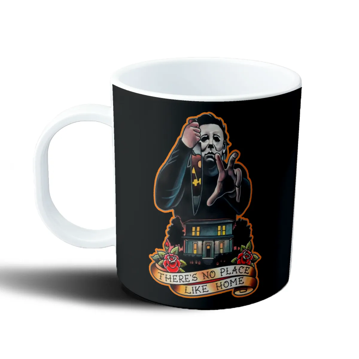 Taza de Plástico Halloween Michael Myers There's No Place Like Home - vista 2
