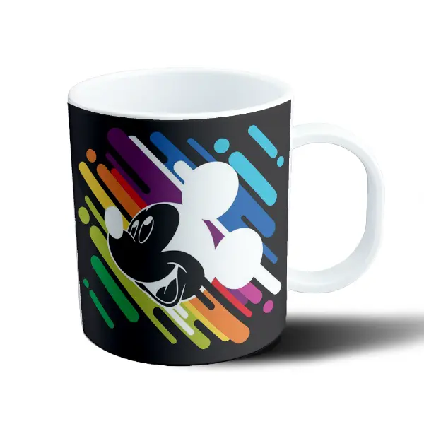 Taza de Plástico Mickey Mouse Diseño Neón
