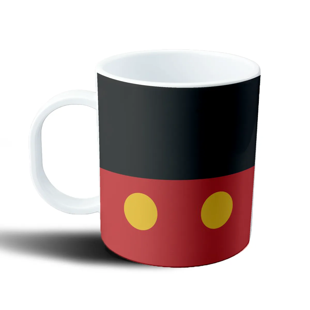 Taza de Plástico Mickey Mouse Pantalón Rojo y Negro - vista 2