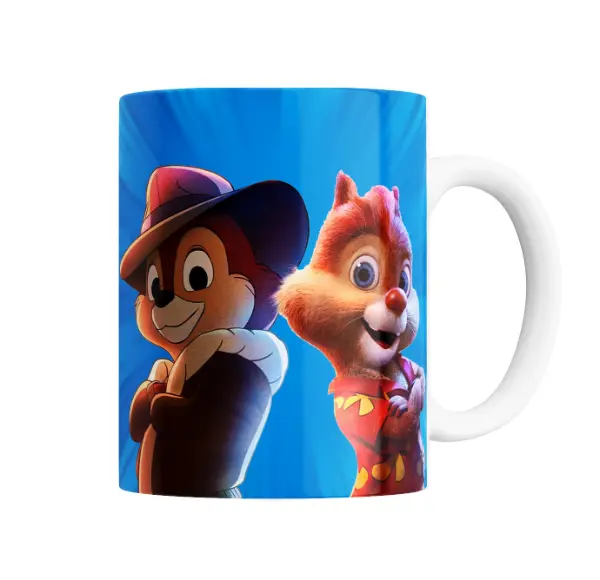 Taza de Cerámica Chip y Dale Rescue Rangers