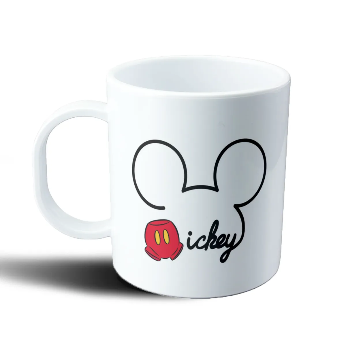 Taza de Plástico Mickey Mouse Orejas y Pantalón Rojo - vista 2