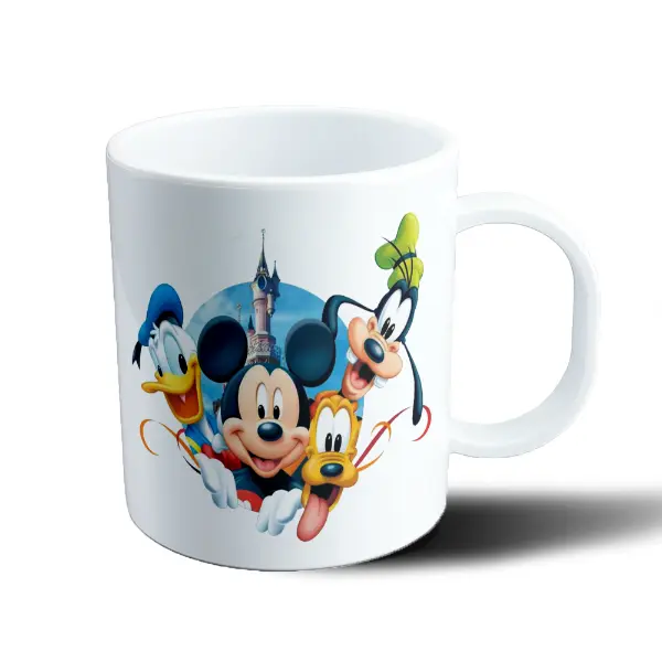 Taza de Plástico Mickey Mouse Donald Goofy y Pluto