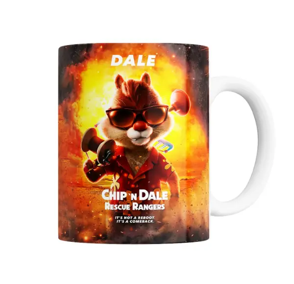 Taza de Cerámica Chip N Dale Rescue Rangers Dale