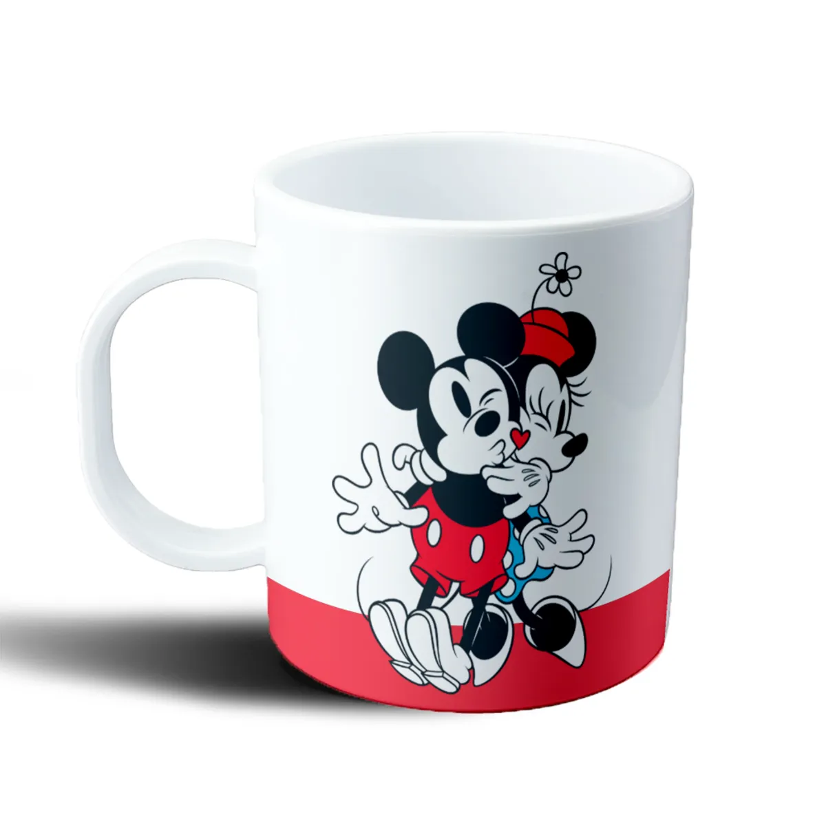 Taza de Plástico Mickey Mouse y Minnie Beso - vista 2