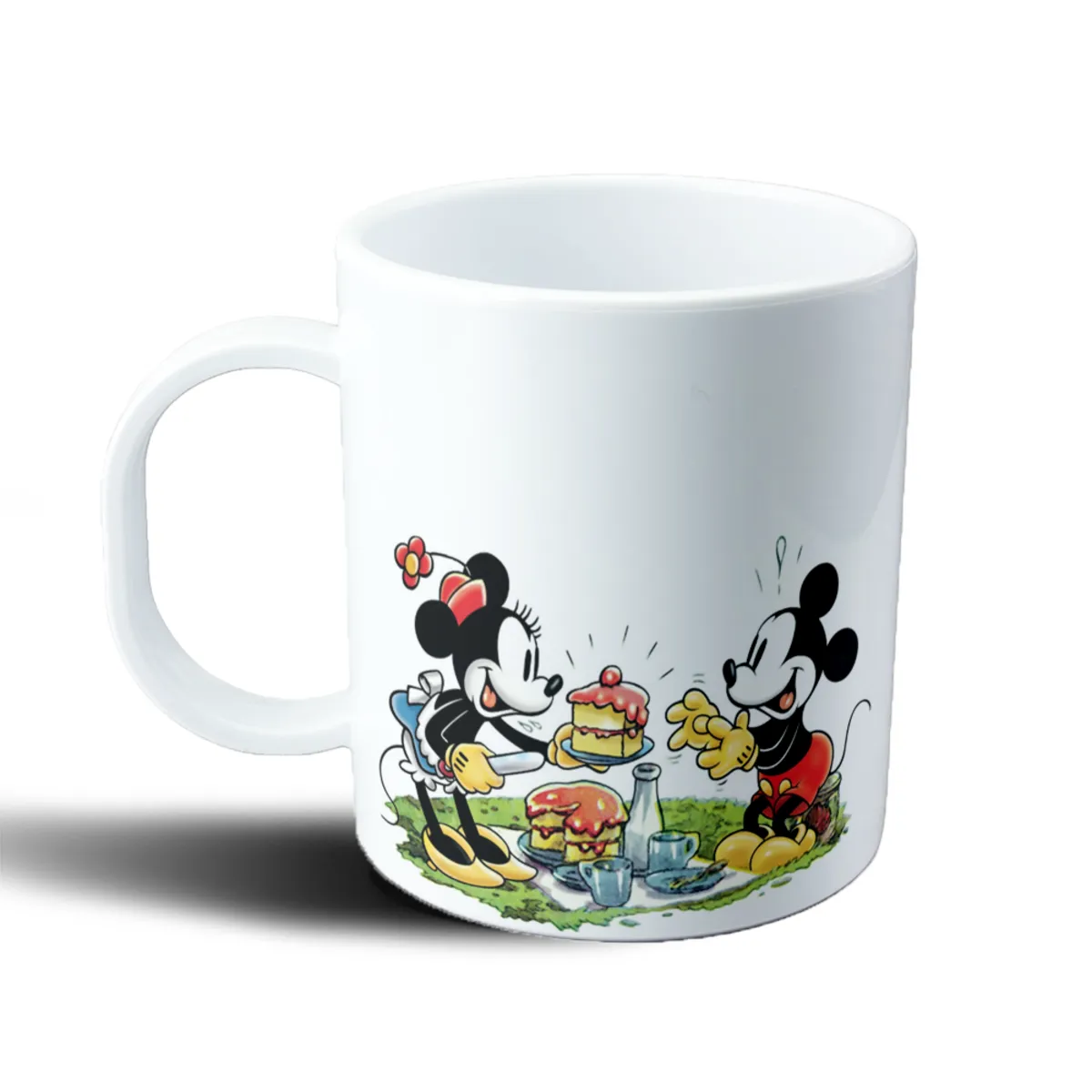 Taza de Plástico Mickey Mouse y Minnie Merienda Picnic - vista 2