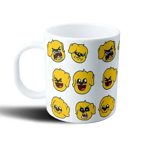 Taza de Plástico Mikecrack Emojis Expresiones
