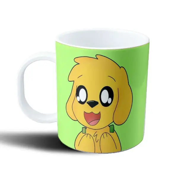 Taza de Plástico Mikecrack Perrito Amarillo