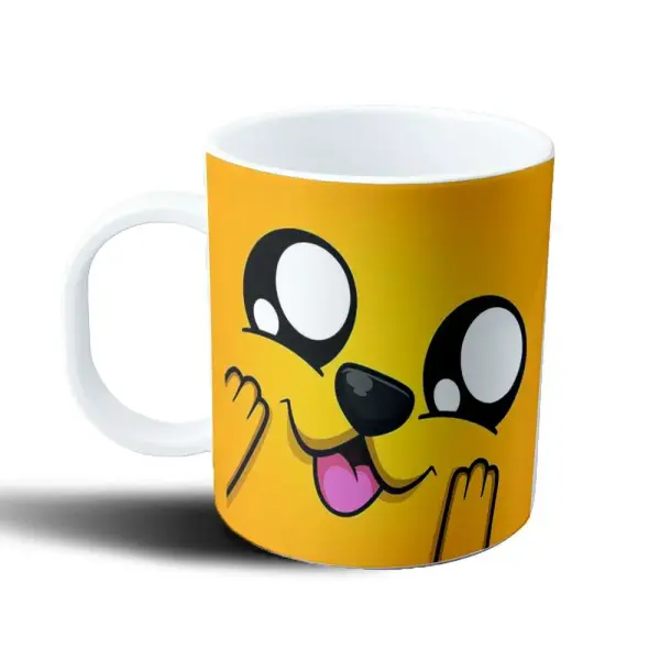 Taza de Plástico Mikecrack Carita Amarilla