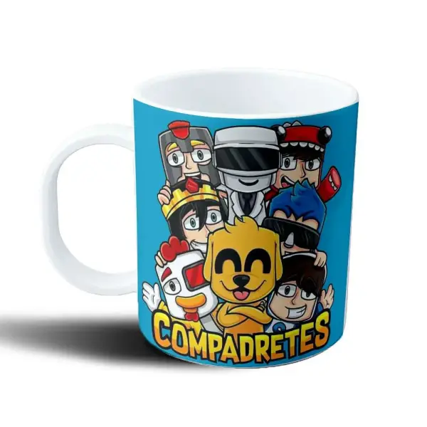 Taza de Plástico Compadretes Streamers
