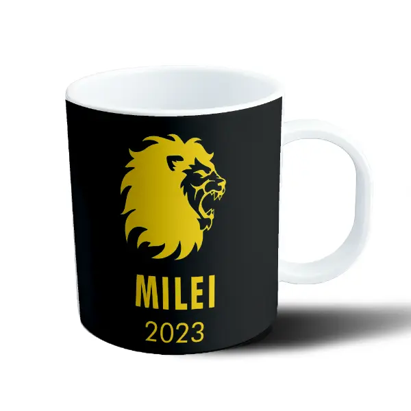 Taza de Plástico Milei León 2023