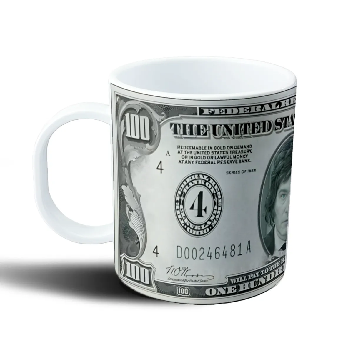 Taza de Plástico Milei Billete 100 Dólares - vista 2