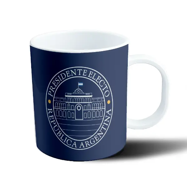 Taza de Plástico Presidente Electo República Argentina