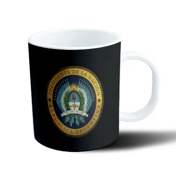 Taza de Plástico Presidente de la Nación República Argentina