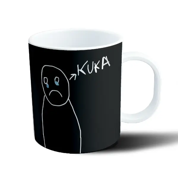 Taza de Plástico Kukas Meme Llorón