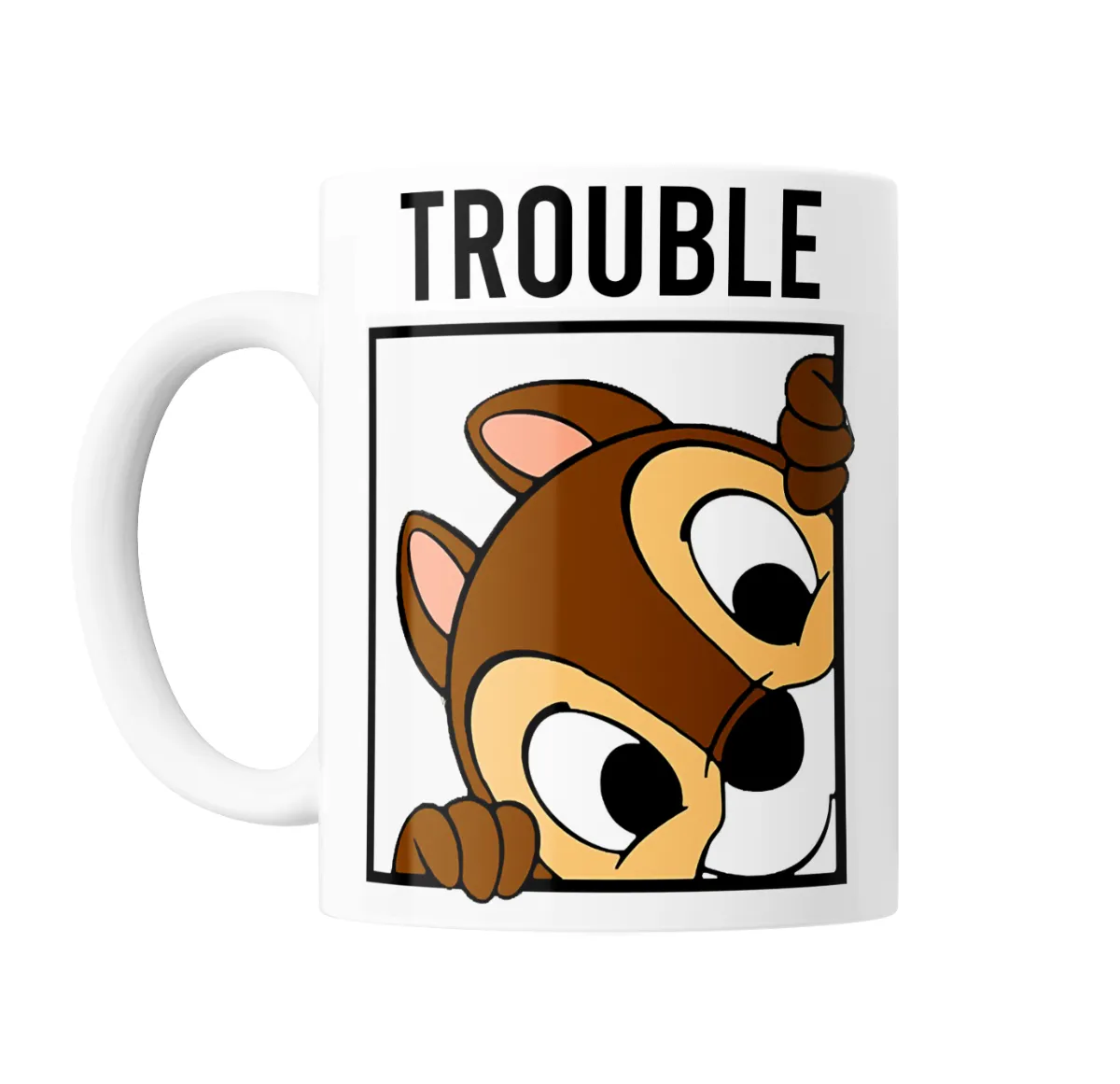 Taza de Cerámica Chip y Dale Trouble - vista 2