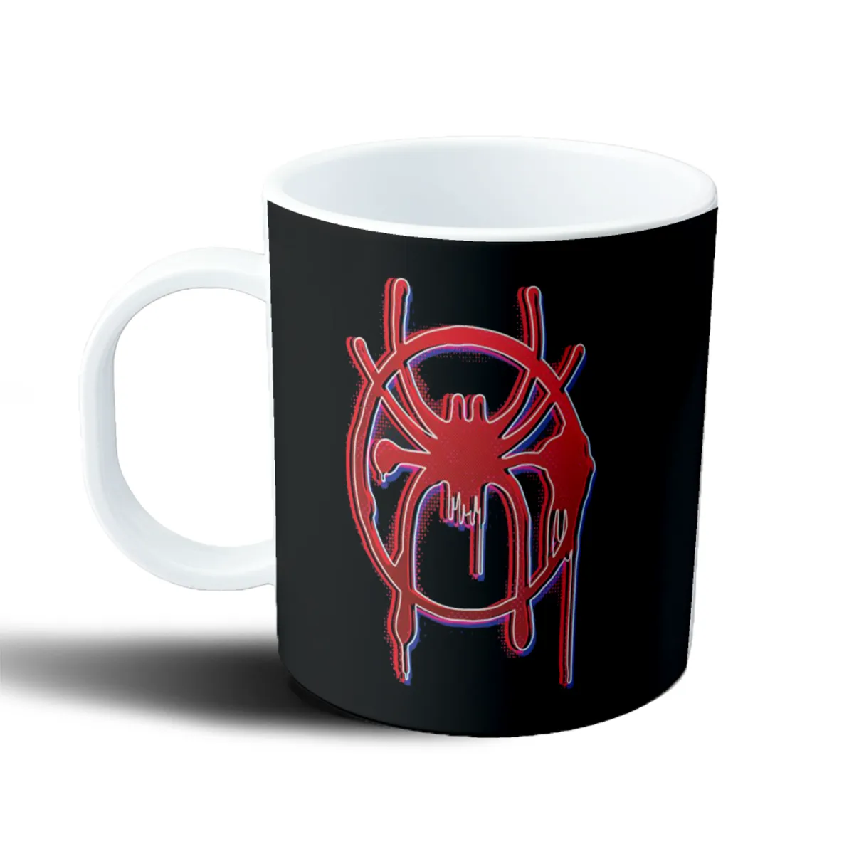 Taza de Plástico Spider-Man Into the Spider-Verse Logo Miles Morales - vista 2