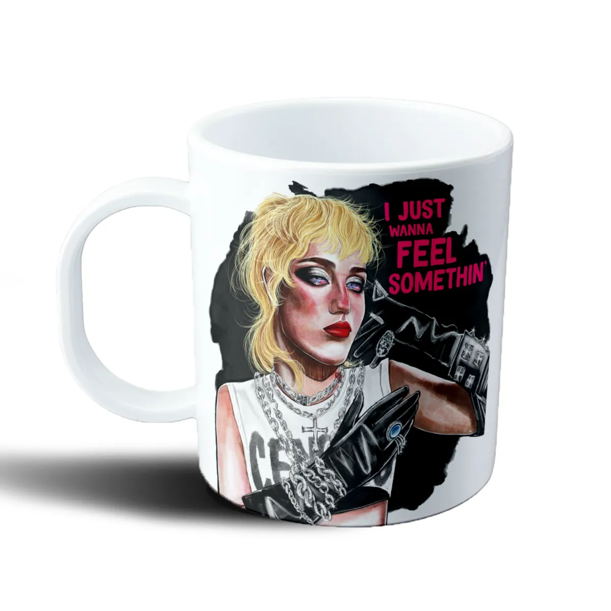 Taza de Plástico Miley Cyrus I Just Wanna Feel Somethin' - vista 2