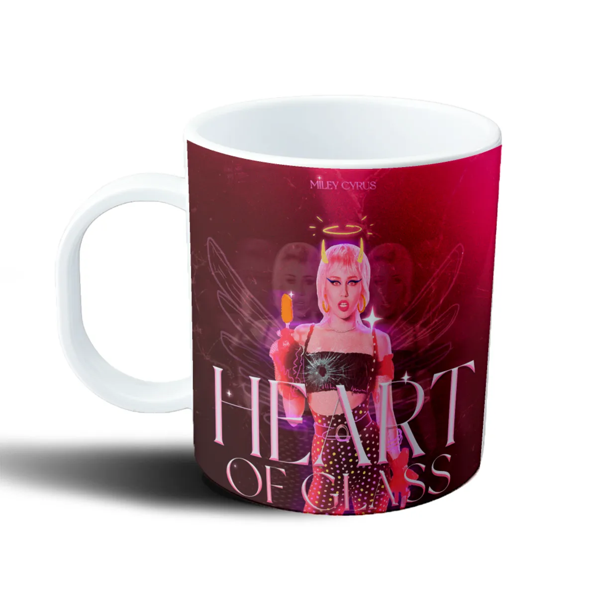 Taza de Plástico Miley Cyrus Heart of Glass - vista 2
