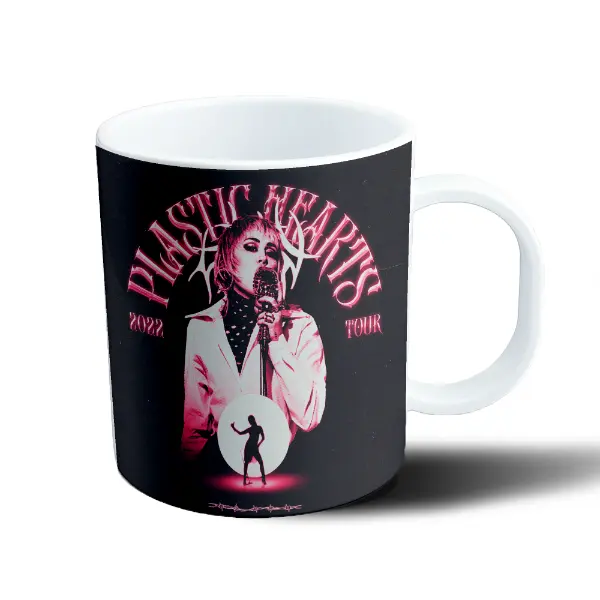 Taza de Plástico Miley Cyrus Plastic Hearts Tour 2022