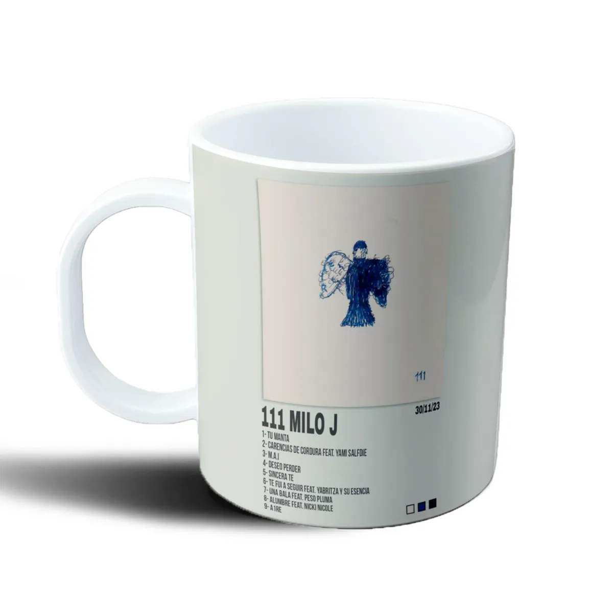 Taza de Plástico Milo J 111 Álbum Tracklist - vista 2
