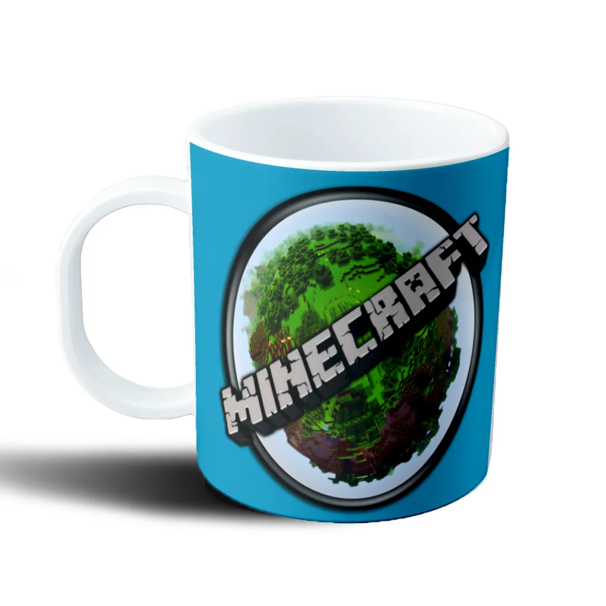 Taza de Plástico Minecraft Mundo Verde - vista 2