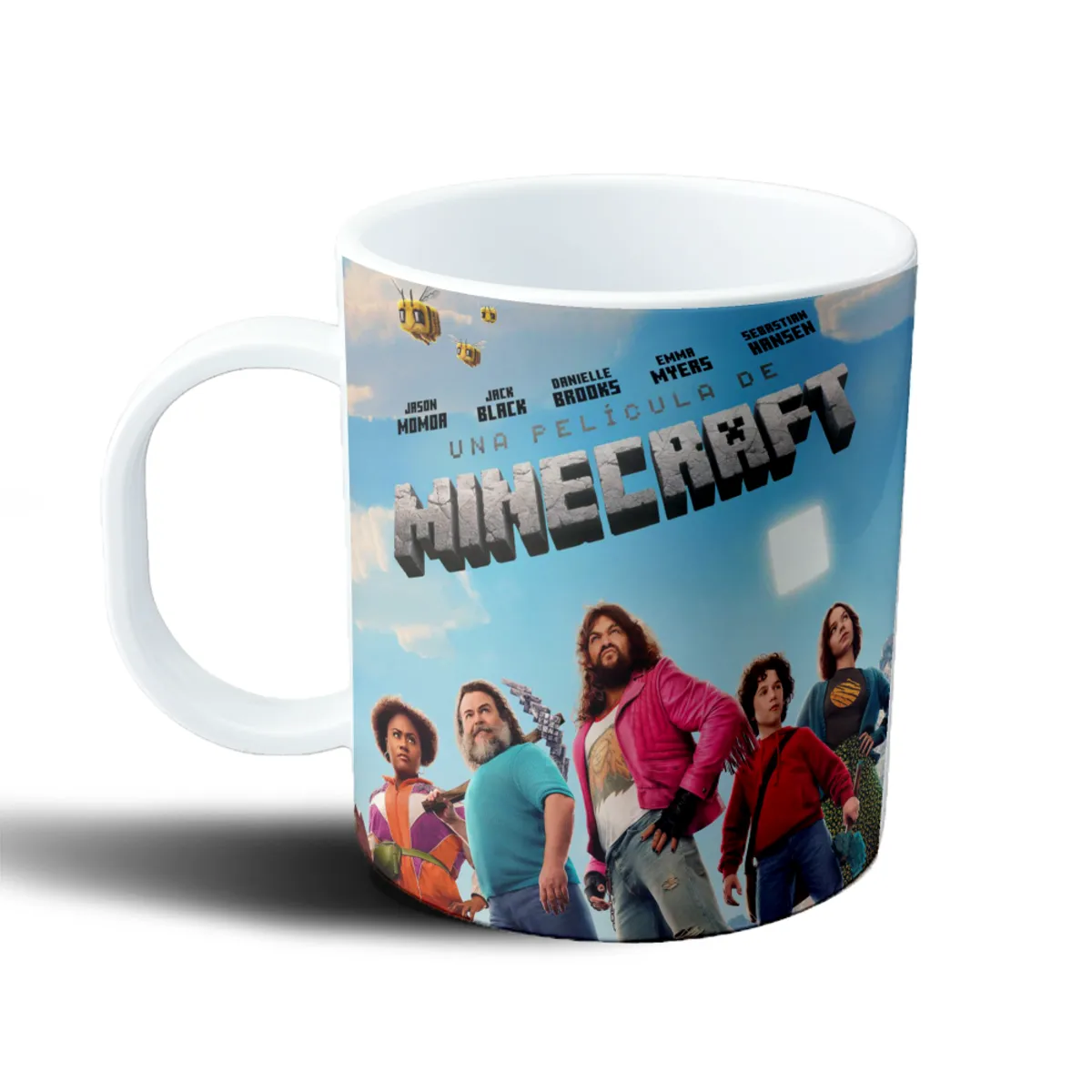 Taza de Plástico Minecraft La Película Jason Momoa Jack Black - vista 2