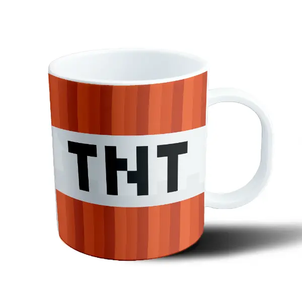 Taza de Plástico Minecraft TNT