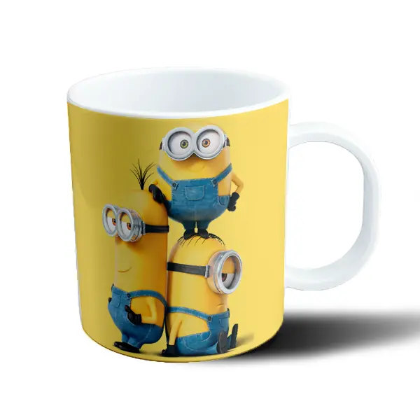 Taza de Plástico Minions Trío Despreocupados