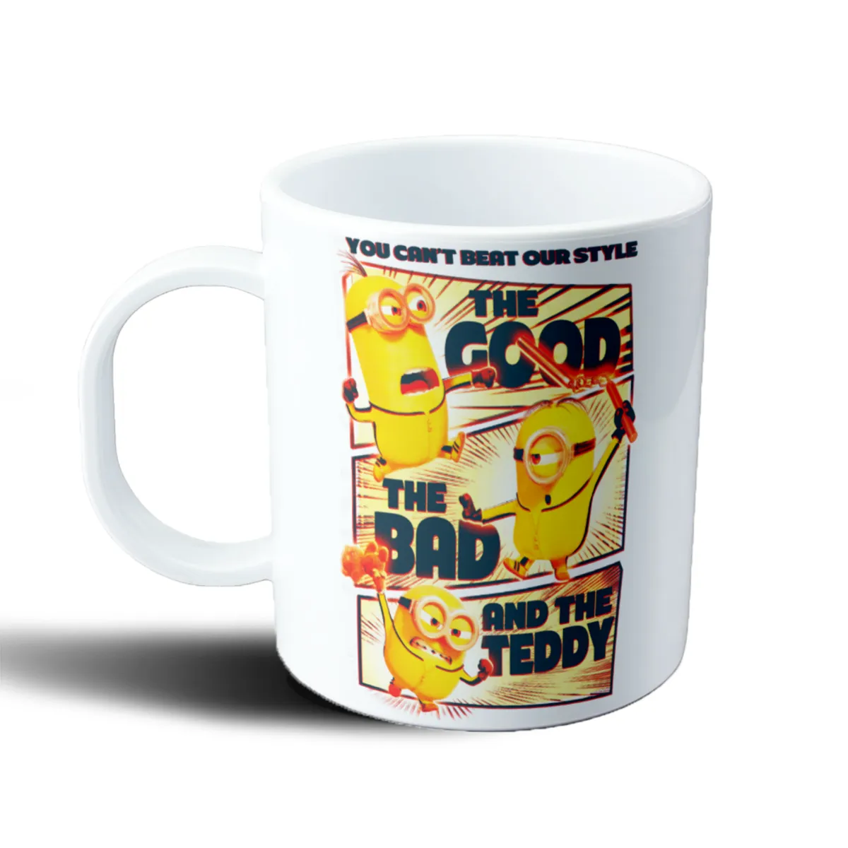 Taza de Plástico Minions The Good The Bad and The Teddy - vista 2