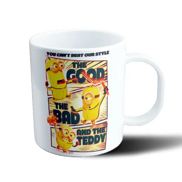 Taza de Plástico Minions The Good The Bad and The Teddy