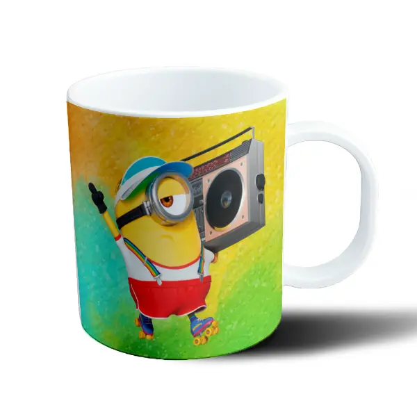Taza de Plástico Minions Stuart con Parlante Rollers