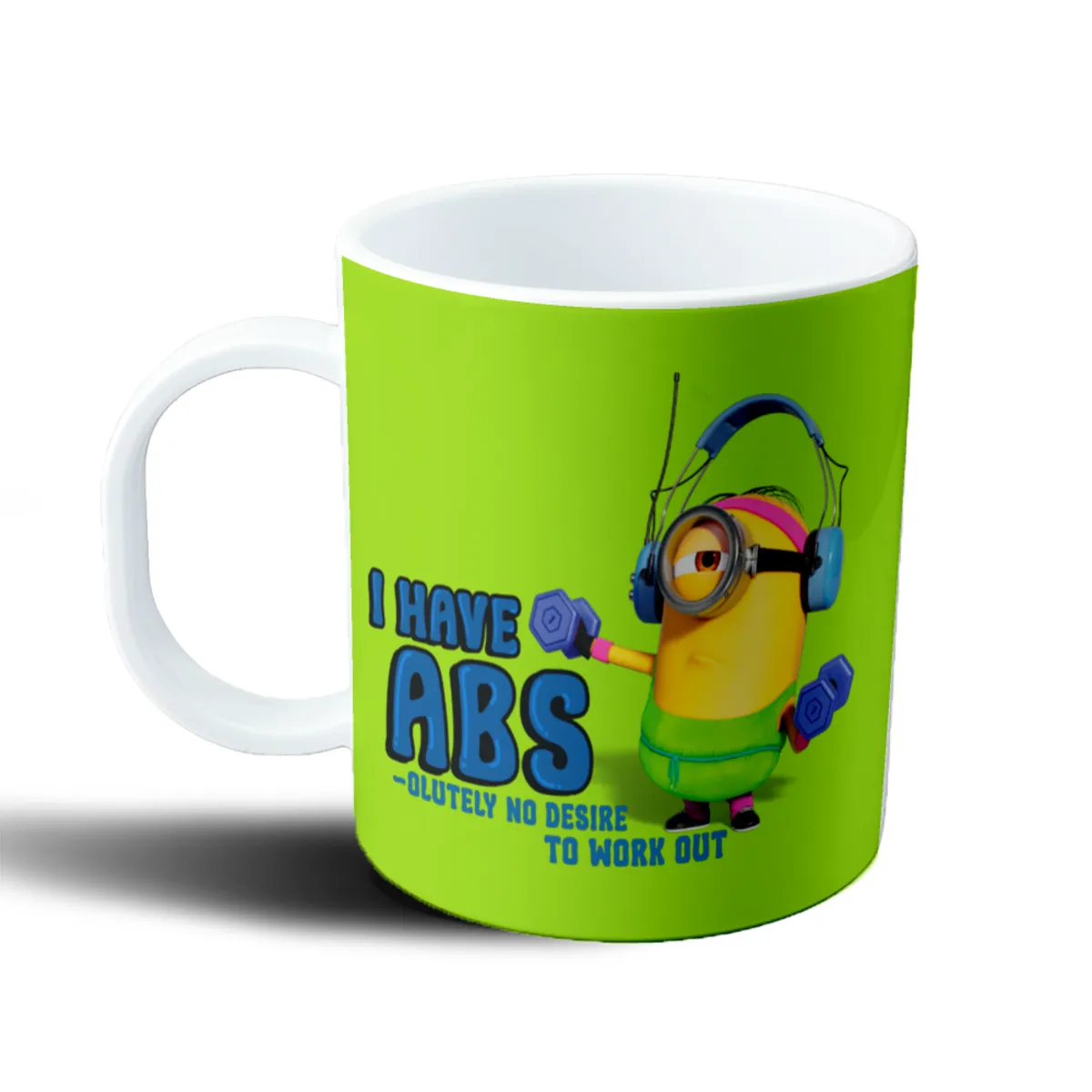 Taza de Plástico Minions Abs Gimnasio - vista 2