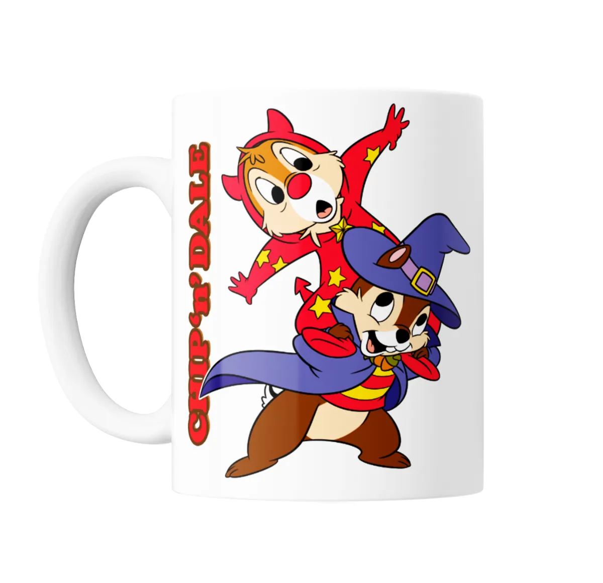 Taza de Cerámica Chip y Dale Mago y Diablo - vista 2