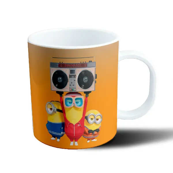 Taza de Plástico Minions Boombox Ritmo