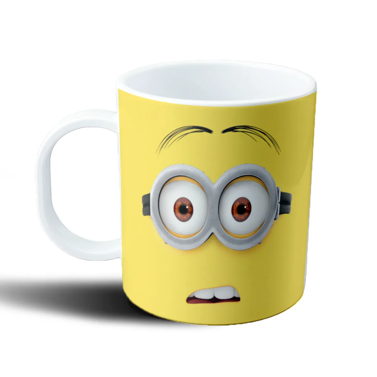 Taza de Plástico Minions Dave con anteojos y cara de sorpresa - vista 2
